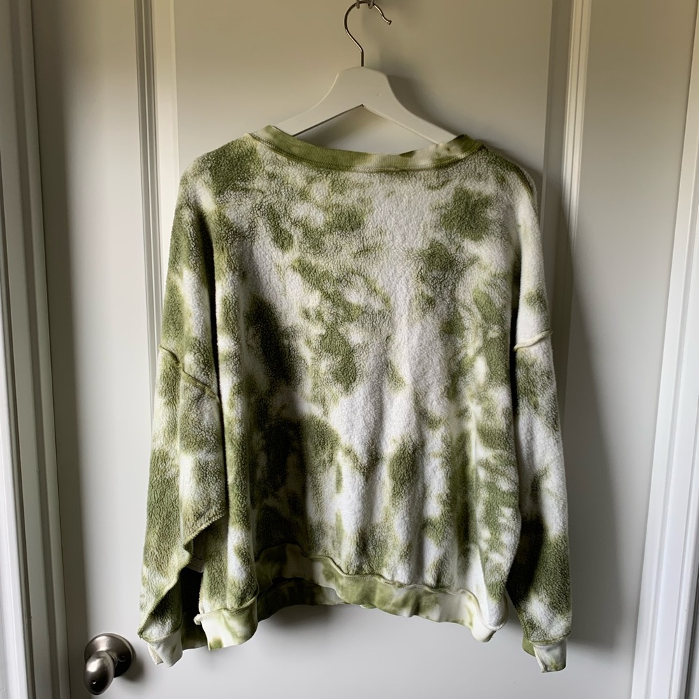 Free People Kelly washed sweater set in army combo - Picture 11 of 12